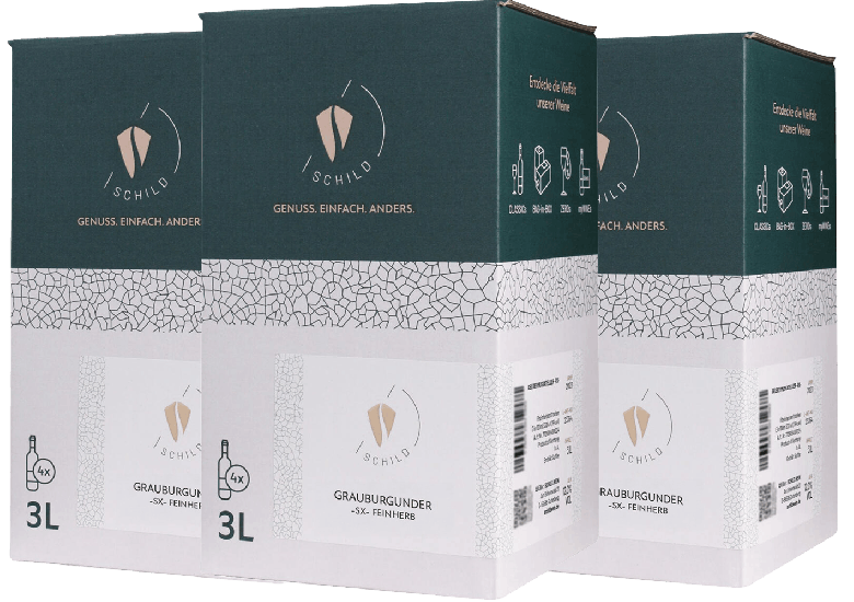 Bag-in-Box (BiB)-Paket Grauburgunder SX feinherb - SCHILD.WEIN