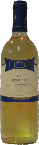 2016 Riesling QbA Halbtrocken - Weingut Kitzer