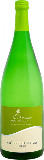 2025 Wöllsteiner Rheingrafenstein Müller-Thurgau lieblich 1,0 L - Winzer der Rheinhessischen Schweiz