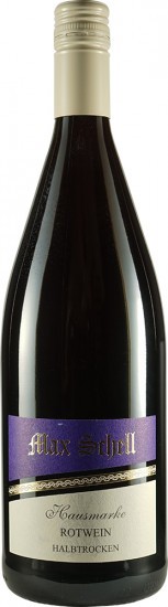Rotwein Hausmarke halbtrocken 1,0 L - Weingut Max Schell