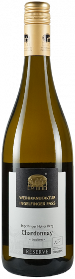 2023 Chardonnay Réserve trocken Bio - Weinmanufaktur Ingelfinger Fass