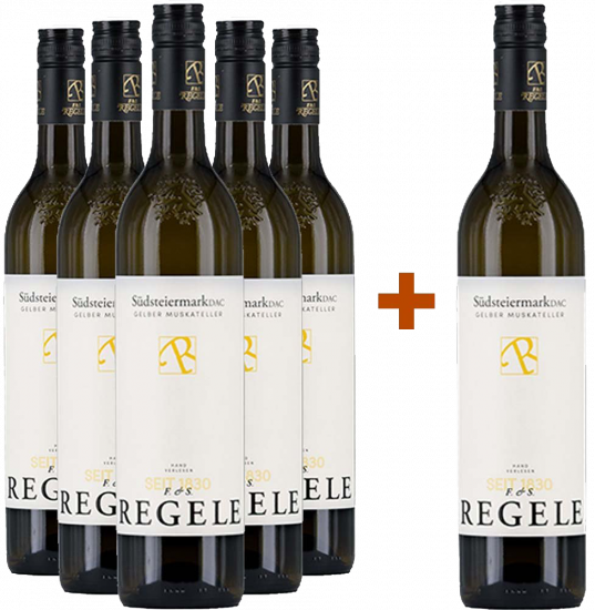 5+1 Paket Gelber Muskateller - Weingut Regele