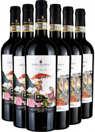Borgo Macereto Chianti DOCG Kennenlern-Paket Bio - Borgo Macereto