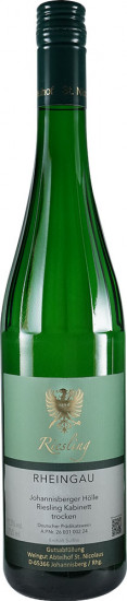 2023 Johannisberger Hölle Riesling Kabinett trocken - Weingut Abteihof St. Nicolaus