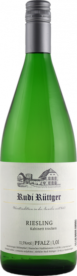 2024 Riesling Kabinett trocken 1,0 L - Rudi Rüttger