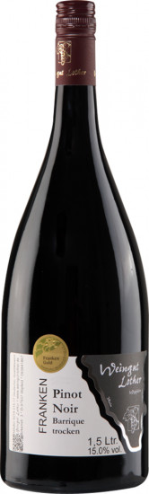 2020 Wipfelder Zehntgraf Pinot Noir Barrique trocken 1,5 L - Weingut Lother