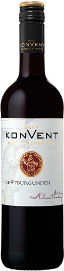 2018 Klosterhof Spätburgunder halbtrocken - Weinkonvent Dürrenzimmern eG