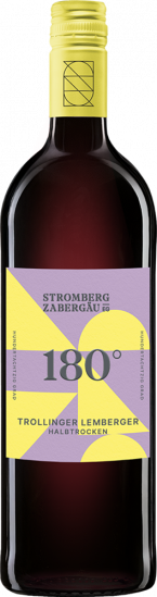 2023 180° Aufbruch Trollinger mit Lemberger 1,0L Einweg halbtrocken 1,0 L - Weingärtner Stromberg-Zabergäu