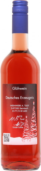 WeinWerk Glühwein Rosé lieblich - WeinWerk A. Tully