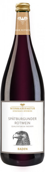2022 Spätburgunder Rotwein trocken 1,0 L - Weinmanufaktur Gengenbach