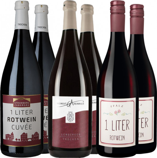 Rotwein Liter Favoriten Paket 