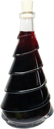 2019 Tannenbaum rund (Rotweinlikör mit Holundertraube) 0,2 L - Winzerfamilie Rumpel