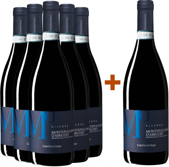 5+1 Paket Riserva Mo Montepulciano d'Abruzzo DOC - Cantina Tollo