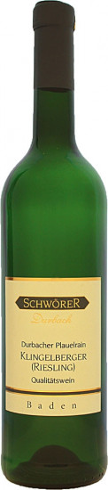 2023 Durbacher Plauelrain Klingelberger (Riesling) Qualitätswein lieblich - Weinhaus Schwörer