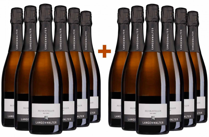 6+6 Paket Muskateller Sekt - Weingut Langenwalter