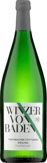 Riesling Tiefenbacher Stiftsberg halbtrocken 1,0 L - Winzer von Baden