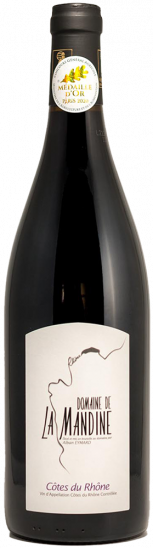 2019 Cuvée Rouge Côtes du Rhône AOP trocken - Domaine de la Mandine