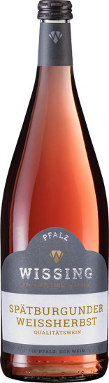 2024 Spätburgunder Weißherbst 1. lieblich 1,0 L - Privatkellerei Wissing