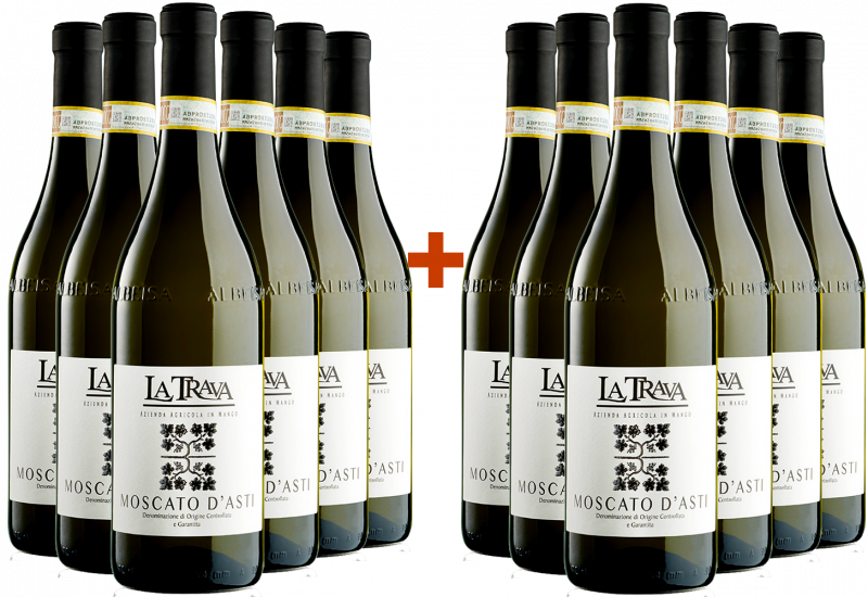 6+6 Paket Moscato d'Asti DOCG - La Trava