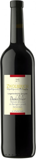 2009 Langenlonsheimer Steinchen Dunkelfelder trocken Bio - Weingut Im Zwölberich