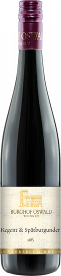 2024 Regent & Spätburgunder Rotwein süß - Weingut Burghof Oswald