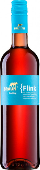 2021 { Flink Rotling feinherb - Familienweingut Braun