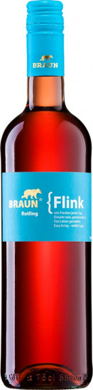 2022 { Flink Rotling feinherb - Familienweingut Braun