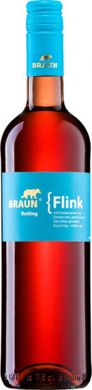 2024 { Flink Rotling feinherb - Familienweingut Braun