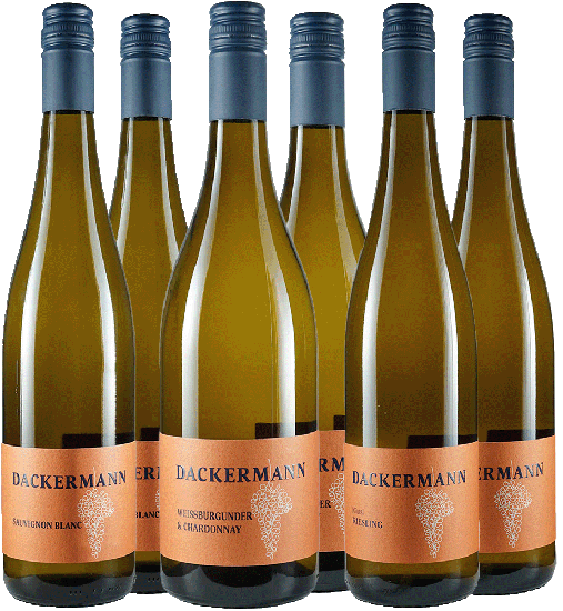 Probier-Paket weiß trocken - Weingut Dackermann