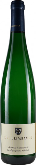 2018 Graacher Himmelreich Riesling Spätlese feinherb - Weingut Dr. Leimbrock