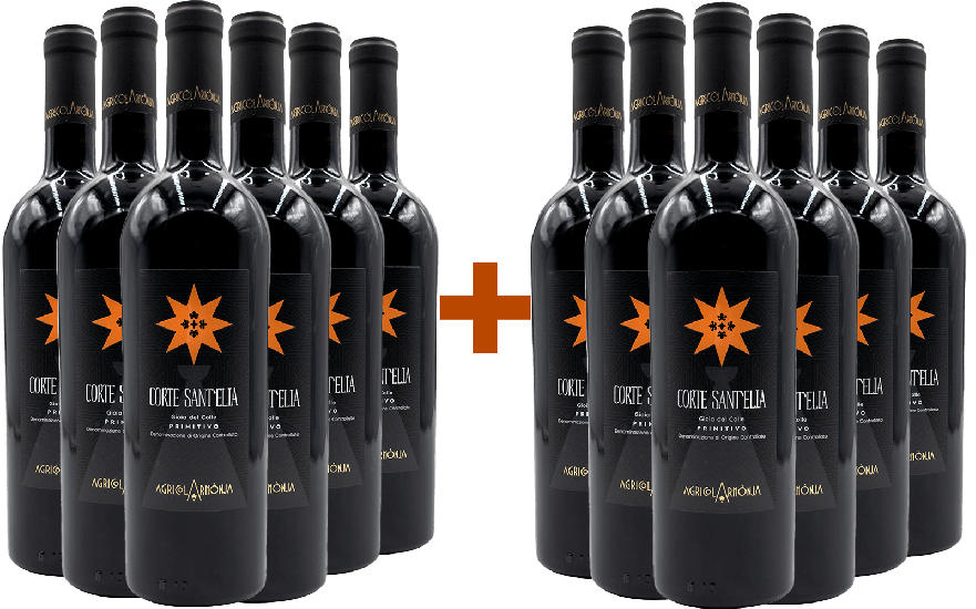 6+6 Paket Armònja Corte Sant'elia Gioia del Colle DOC - Armònja