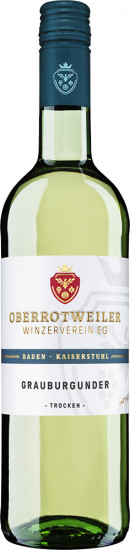 2025 Grauburgunder, 0,75 L, Region Kaiserstuhl, Baden trocken - Oberrotweiler Winzerverein