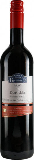 2020 Dornfelder Rotwein Qualitätswein lieblich - Weingut Bremm
