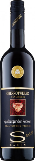 2018 Oberrotweiler Henkenberg Spätburgunder Rotwein „Selektion“ trocken - Oberrotweiler Winzerverein