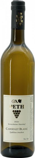 2023 Cabernet Blanc Spätlese trocken - Weingut Peth