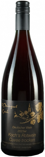 2023 Koch´s Rotwein Cuvee trocken 1,0 L - Weingut Koch