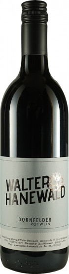 2017 Dornfelder lieblich - Weingut Walter Hanewald