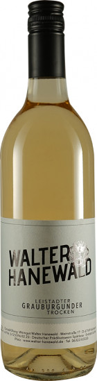 2013 Leistadter Kalkofen Grauburgunder Auslese edelsüß - Weingut Walter Hanewald