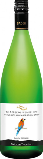 2023 Silberberg Weinkeller Müller-Thurgau trocken 1,0 L - Winzergenossenschaft Schliengen-Müllheim