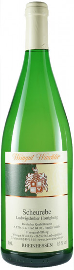 2020 Scheurebe Qualitätswein lieblich 1,0 L - Weingut am Honigberg