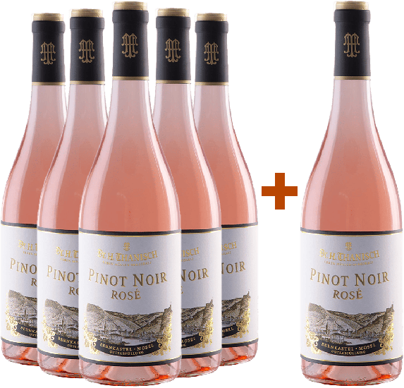 5+1 Paket Pinot Noir Rosé trocken - Weingut Witwe Dr. H. Thanisch, Erben Müller-Burggraef