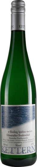 2016 Klüsserather Bruderschaft Riesling Spätlese trocken - Weingut Heiko Kettern