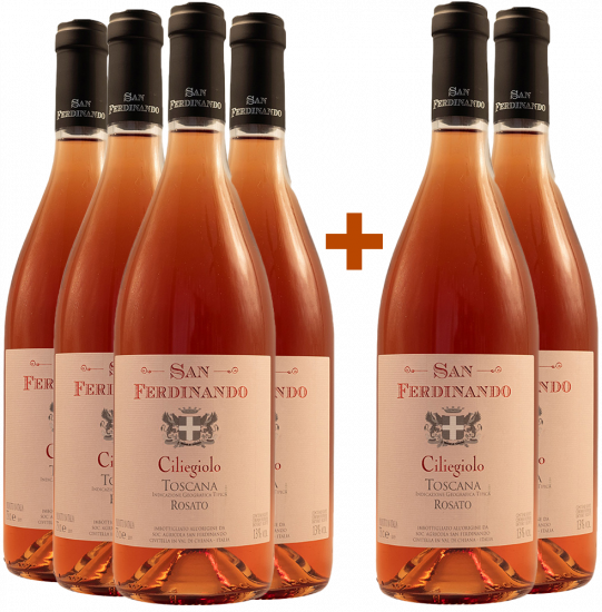 4+2 Paket San Ferdinando Rosè Ciliegiolo Toscana IGP - San Ferdinando