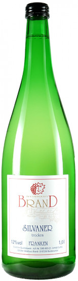 2023 SILVANER -trocken- trocken 1,0 L - Weinhaus Brand