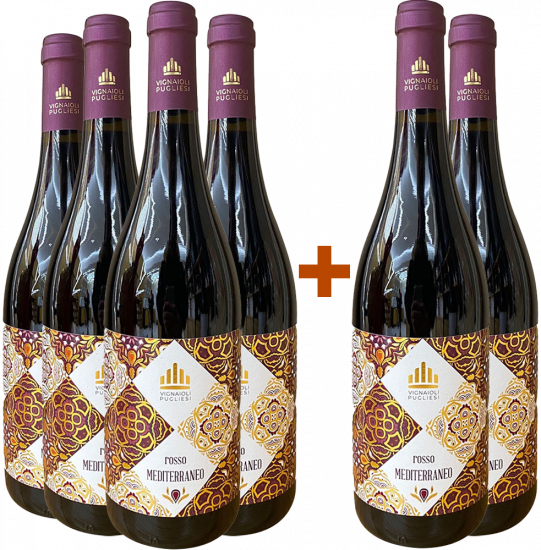 4+2 Rosso Mediterraneo Puglia IGP - Vignaioli Pugliesi