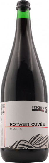 2025 Rotwein Cuvée fruchtig feinherb 1,0 L - Weingut Fischer