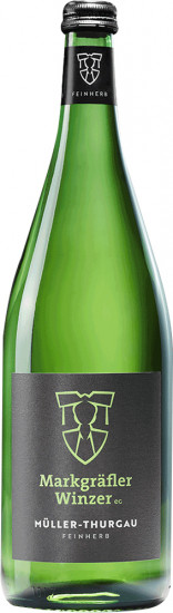 2025 Markgräfler Winzer Liter Müller-Thurgau feinherb 1,0 L - Markgräfler Winzer  