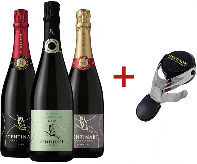 Franciacorta Kennenlern-Paket + Stopper - Centinari