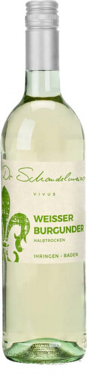 2014 Weißer Burgunder halbtrocken - Weingut Dr. Schandelmeier
