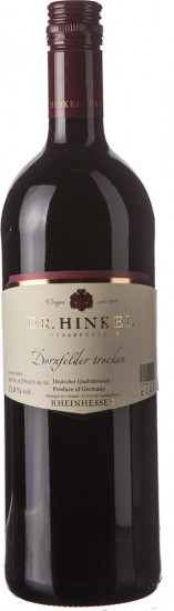 2015 Dornfelder trocken 1L - Weingut Dr. Hinkel